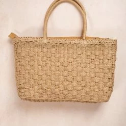 JOIA Iris Straw Tote