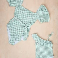 Marina West Swim Kids Eva Gingham Swimsuit