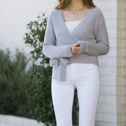 Shopirisbasic Yaritza Eyelash Wrap Sweater