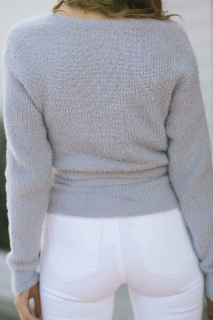 Shopirisbasic Yaritza Eyelash Wrap Sweater