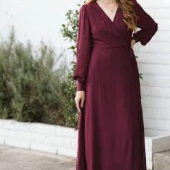 Morning Lavender Best Sellers Chloe Wrap Maxi Dress