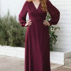 Morning Lavender Best Sellers Chloe Wrap Maxi Dress