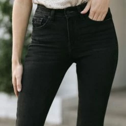 KanCan Logan Distressed Hem Skinny Jeans