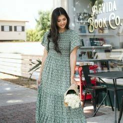 In Loom Maternity Friendly Robin Floral Smocked Maxi Dress