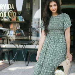 In Loom Maternity Friendly Robin Floral Smocked Maxi Dress