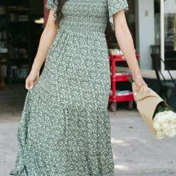 In Loom Maternity Friendly Robin Floral Smocked Maxi Dress