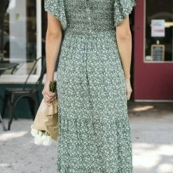 In Loom Maternity Friendly Robin Floral Smocked Maxi Dress