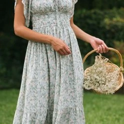 In Loom Paloma Flutter Sleeve Dress