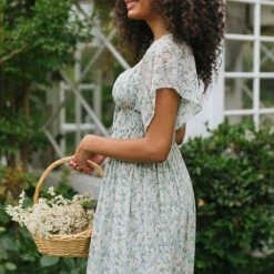 In Loom Paloma Flutter Sleeve Dress