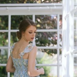 In Loom Presley Smocked Midi Dress Maternity Friendly