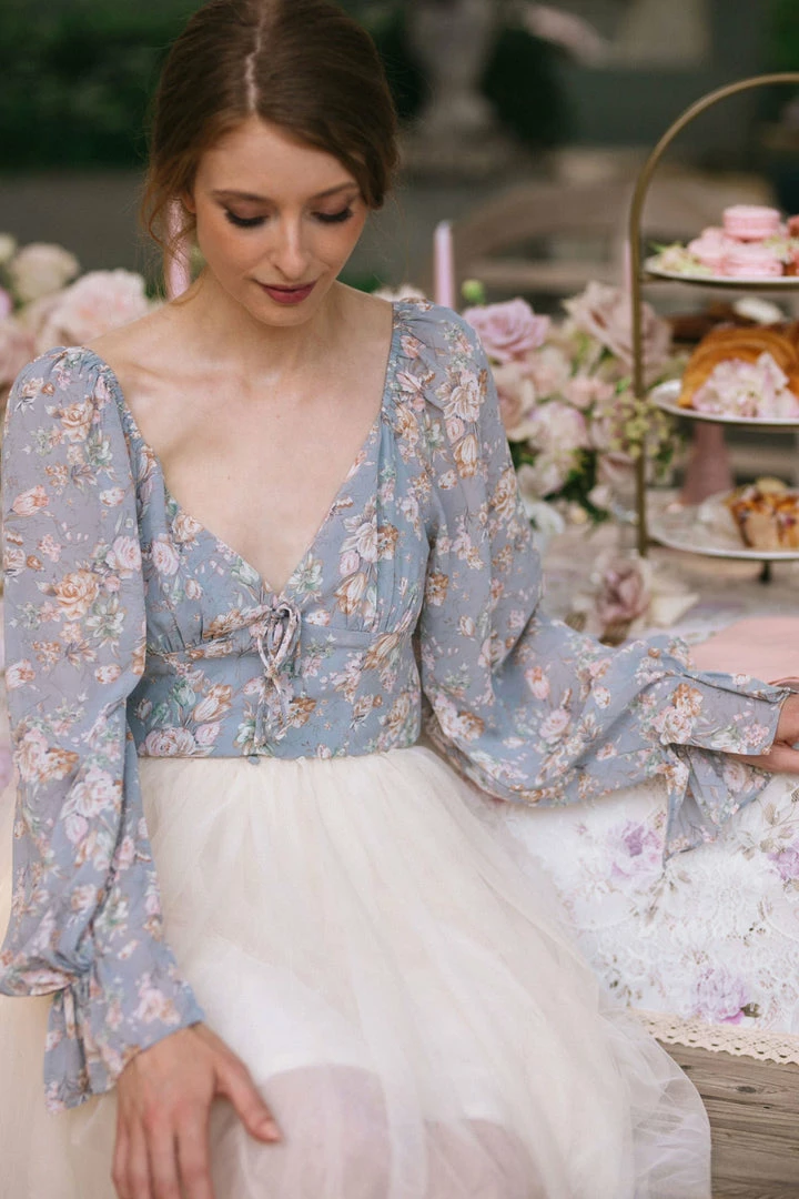 Dress Forum River Puff Sleeve Top