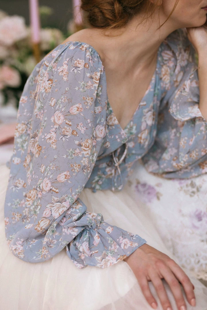 Dress Forum River Puff Sleeve Top