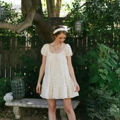 Storia Ellen Embroidered Mini Dress