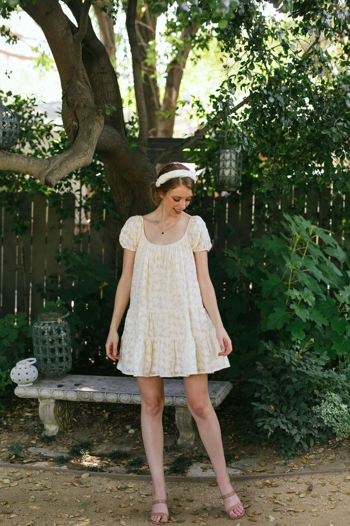 Storia Ellen Embroidered Mini Dress