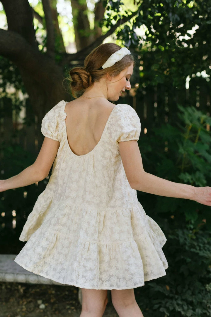 Storia Ellen Embroidered Mini Dress