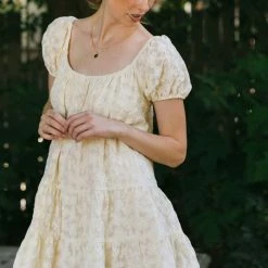 Storia Ellen Embroidered Mini Dress