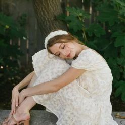 Storia Ellen Embroidered Mini Dress