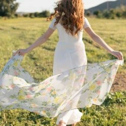 Joia Maya Floral Long Scarf