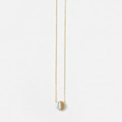 Other Accessories Alyssa Marble Circle Dainty Gold Necklace