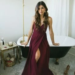 INA Magnolia Wrap Maxi Dress