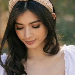 Fame Flora Linen And Grass Headband Accessories