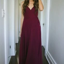 INA Magnolia Wrap Maxi Dress