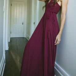 INA Magnolia Wrap Maxi Dress