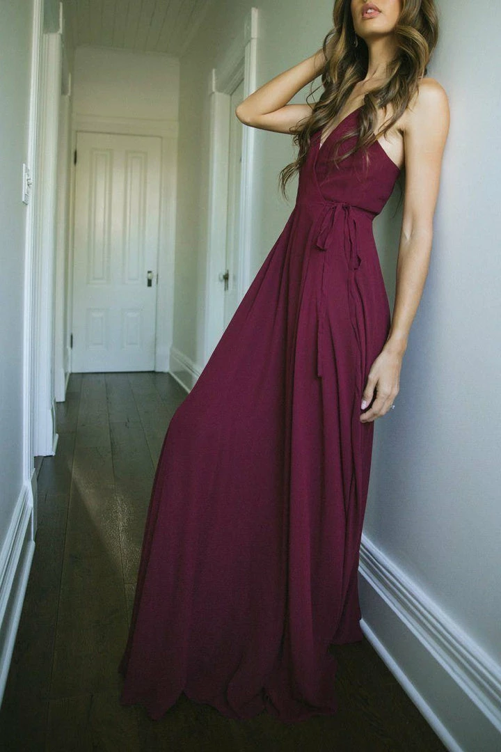 INA Magnolia Wrap Maxi Dress