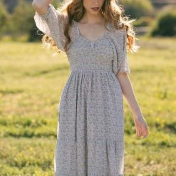 In Loom Clara Sweetheart Tiered Dress