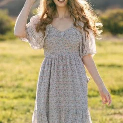 In Loom Clara Sweetheart Tiered Dress