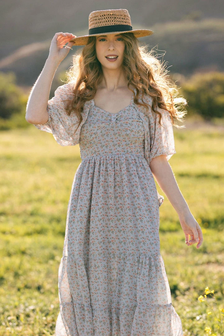 In Loom Clara Sweetheart Tiered Dress