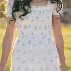 Storia Maternity Friendly Elsie Smocked Maxi Dress