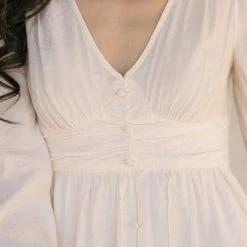 Blu Pepper Gabriella Button Midi Dress