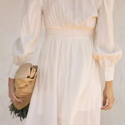 Blu Pepper Gabriella Button Midi Dress