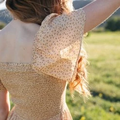 In Loom Best Sellers Liana Smocked Floral Maxi Dress