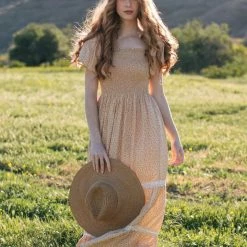 In Loom Best Sellers Liana Smocked Floral Maxi Dress