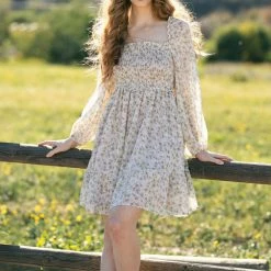 Dress Forum Sasha Smocked Mini Dress