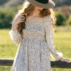 Dress Forum Sasha Smocked Mini Dress