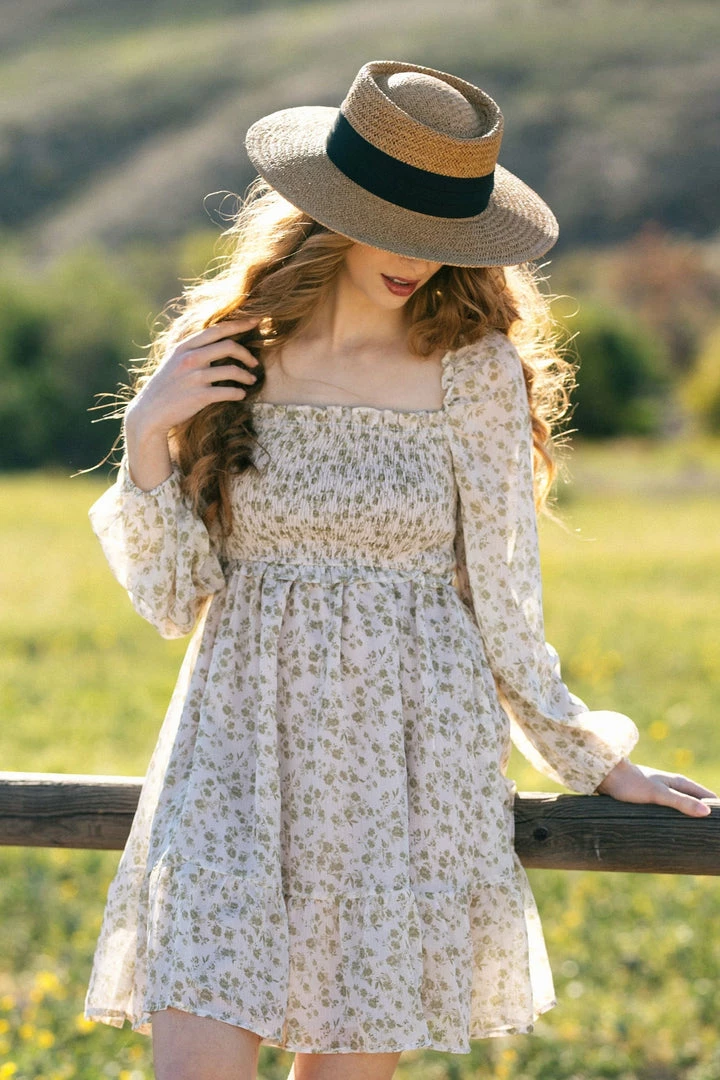 Dress Forum Sasha Smocked Mini Dress