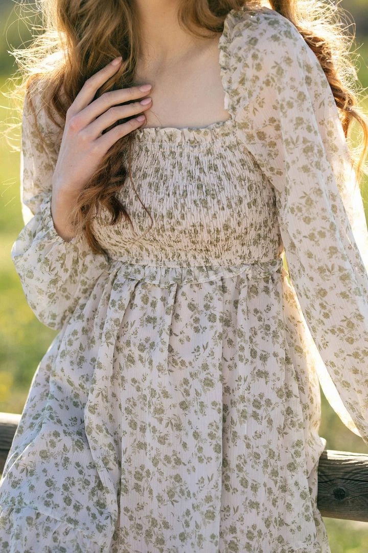 Dress Forum Sasha Smocked Mini Dress