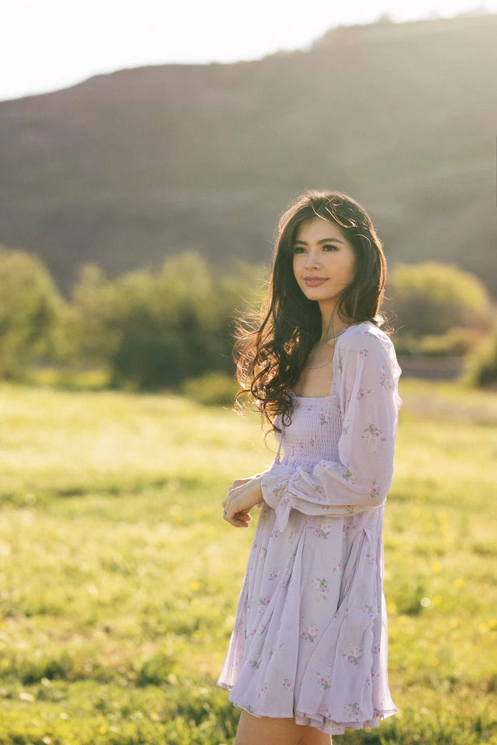 Storia Silvie Puff Sleeve Mini Dress Clothing