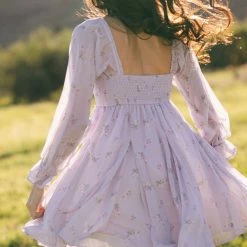 Storia Silvie Puff Sleeve Mini Dress Clothing