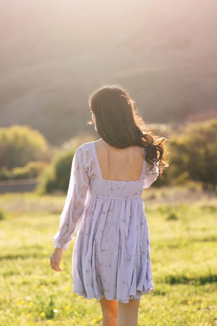 Storia Silvie Puff Sleeve Mini Dress Clothing