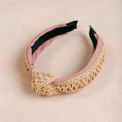 Fame Flora Linen And Grass Headband Accessories