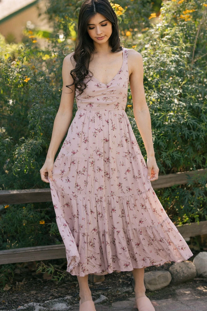 Dress Forum Shannon Tie Back Midi Dress