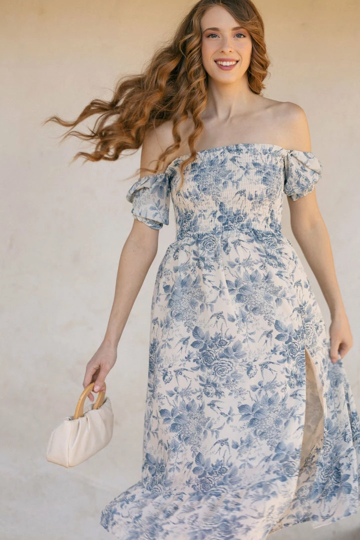 Sundayup Zoey Smocked Midi Dress Best Sellers