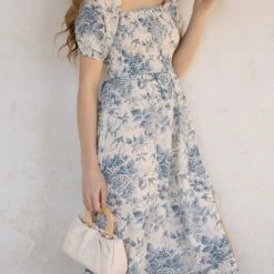 Sundayup Zoey Smocked Midi Dress Best Sellers