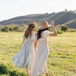 Mable Nancy Smocked Midi Dress