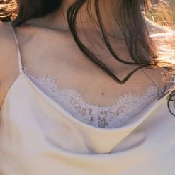 Hem & Thread Jocelyn Cowl Neck Cami Lace