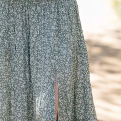 Wishlist Lisa Smocked Midi Skirt Maternity Friendly